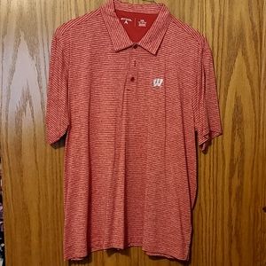 Big men's jersey knit 3-button pullover shirt